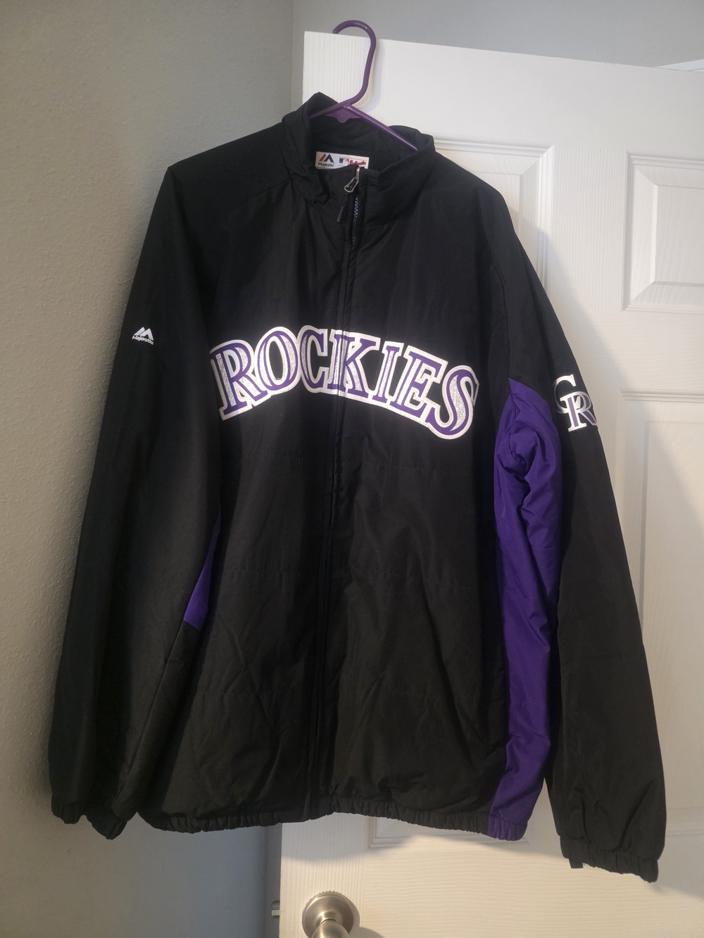 Rocckies Majestic Black And Purple Jacket